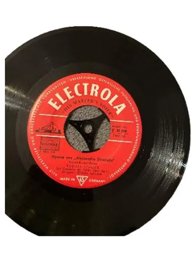 Rudolf Schock - Hymne aus Alessandro Stradella - Electrola Single Vinyl 7"