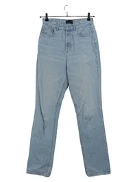 ASOS Design Damen Jeans Straight Leg Tall W28/L36 Hellblau Baumwolle 1
