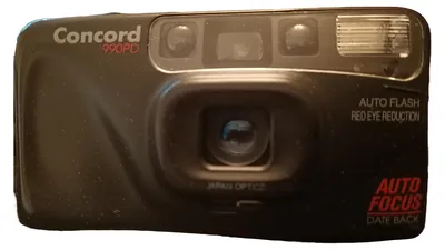 Concord 990PD Analogkamera Schwarz Autofokus Point & Shoot Kamera
