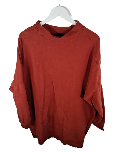 Wemoto Pullover Herren Gr. M Rot Oversized Sweatshirt Baumwolle