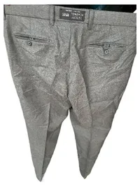BRAX Herren Stoffhose Business Grau Meliert Viskose W25 L30 6