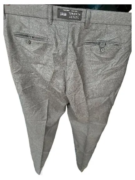 BRAX Herren Stoffhose Business Grau Meliert Viskose W25 L30 6