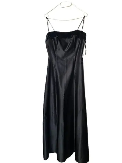 Alfred Angelo Abendkleid Damen Gr. 38/M Schwarz Elegant Maxikleid