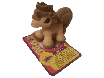 Filly Pferd Herzog Linard Sammelfigur mit Karte Beige 4 cm Sammlerstück