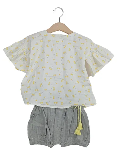 Hust & Claire Mädchen Twin Set Shirt Shorts Gr. 86 Mehrfarbig Casual