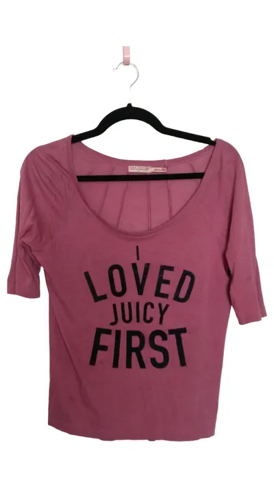 Juicy Couture Langarmshirt Damen Gr. 36;S Rosa Casual