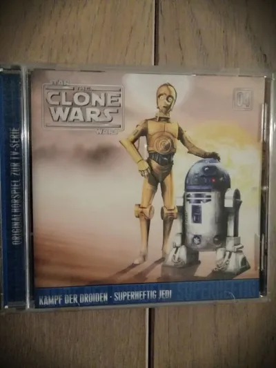 Star Wars The Clone Wars 04 Kampf der Droiden Superheftig Jedi Hörspiel CD