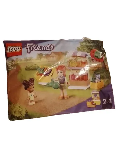 LEGO Friends 30416 Marktstand Polybag Bausteine Set Mädchen Mehrfarbig