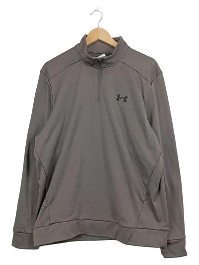 Under Armour Herren Pullover 1/4 Zip Sport Fleece Grau L