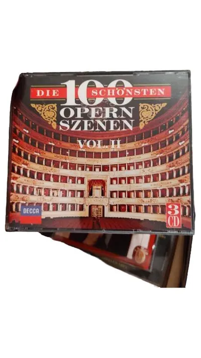 Decca Die 100 Schönsten Opern Szenen Vol. II Various Artists 3 CD Box