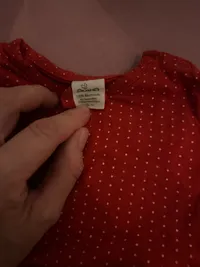 ALANA Baby T-Shirt Gr. 74 Rot Punkte Bio-Baumwolle Mädchen 2