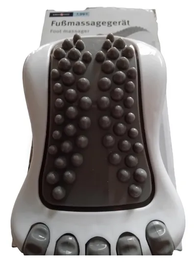 IDEENWELT Fußmassagegerät Vibrationsmassage Fußmassagerät Grau