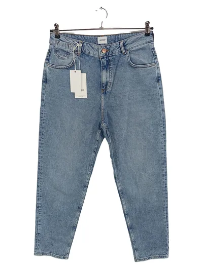 Mustang Mom Jeans Damen Gr. 30 Hellblau High Waist Baumwolle NEU