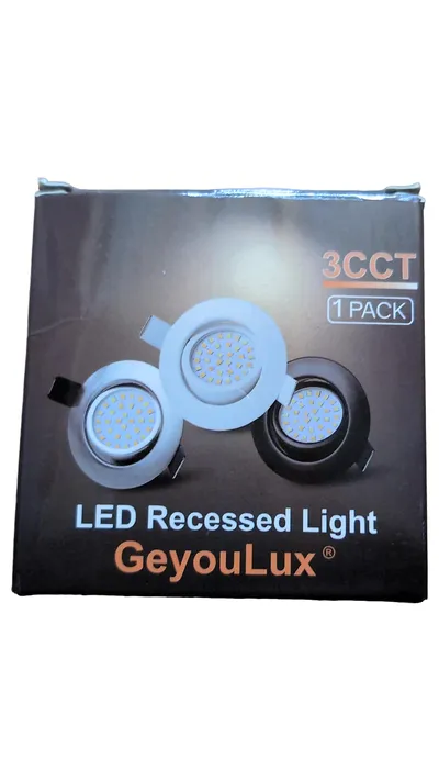 GeyouLux LED Einbaustrahler GE32805B-3000K Einbauleuchte