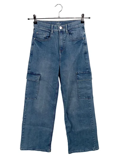 s.Oliver Cargohose Jeans Kinder Gr. 164 Blau Casual