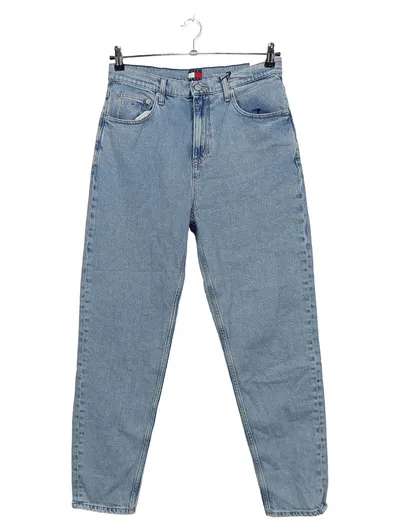 Tommy Jeans Mom Jeans Damen Gr. 30/34 Hellblau High Waist Denim