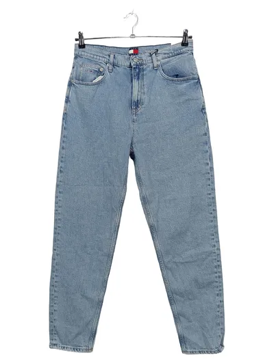 Tommy Jeans Mom Jeans Damen Gr. 30/34 Hellblau High Waist Denim