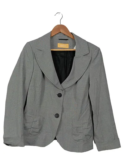 BiBA Damen Blazer Jacke Gr. 38 Grau Business Elegant