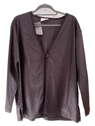 Irresistibles Damen Strickjacke Gr. M Schwarz Punkte Cardigan