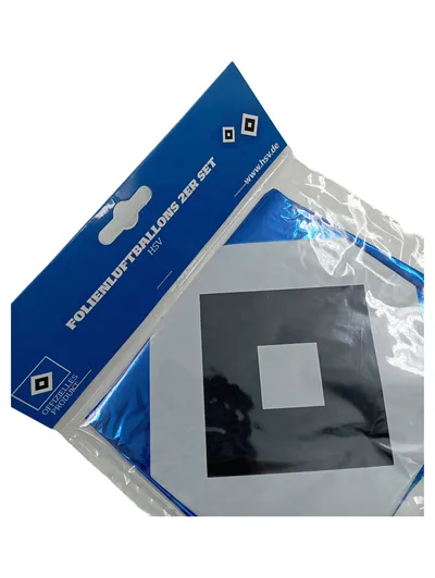 HSV Hamburger SV Folienballons 2er Set Offizielles Produkt Blau