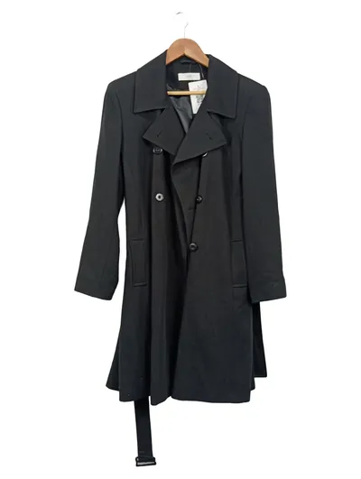 Wallis Damen Klassischer Mantel Gr. 42/XL Schwarz Business