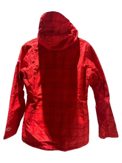 Columbia Damen Outdoorjacke Interchange Gr. S Rot Kariert Kapuze