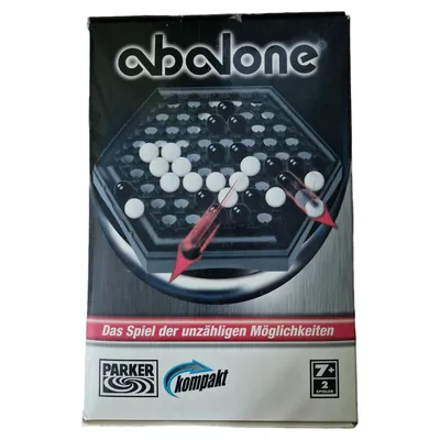 Abalone Parker Kompakt Brettspiel Strategie 2 Spieler ab 7 Jahre