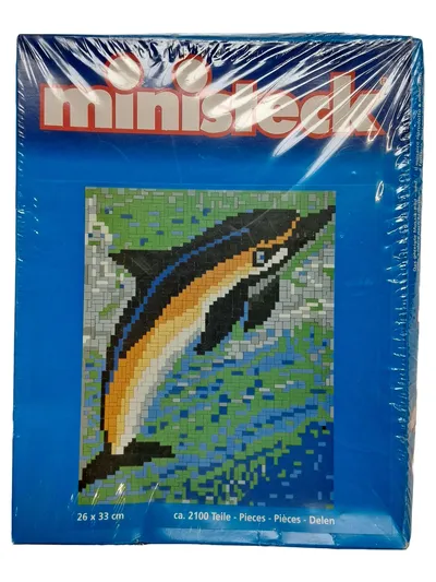 ministeck Steckspiel Delfin ca. 2100 Teile Mehrfarbig Kreativ Bastelset