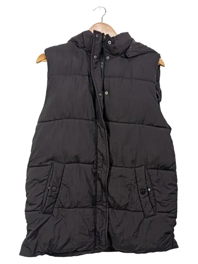 VRS Basic Damen Steppweste Schwarz Gr. S Wattiert Nylon Weste
