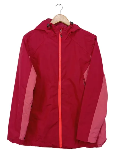 ROCKTRAIL Damen Outdoorjacke Gr. 44 Rot Polyester Kapuze Reißverschluss