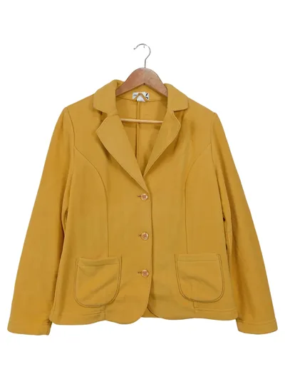 Collection L Damen Blazer Jacke Gr. 38 Gelb Business Casual