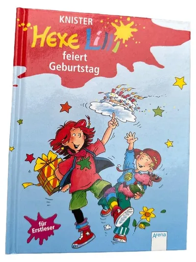 Hexe Lilli feiert Geburtstag Buch Knister Erstleser Hardcover Arena Deutsch