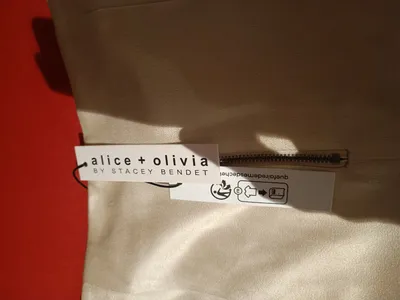 Alice + Olivia Damen Anzughose Beige Gr. 36 Elegant Business