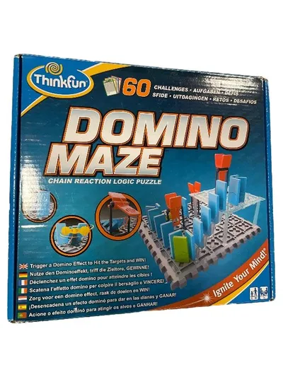 ThinkFun Domino Maze Logikspiel Kettenreaktion Puzzle Spiel