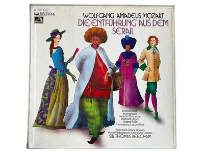 Mozart Die Entführung aus dem Serail Vinyl LP EMI Electrola Beecham