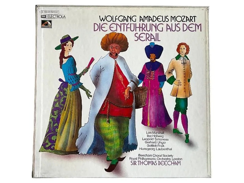 Mozart Die Entführung aus dem Serail Vinyl LP EMI Electrola Beecham 1