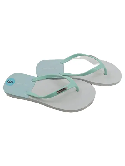 Calvin Klein Jeans Damen Zehentrenner Flip-Flops Gr. 36 Türkis Mint