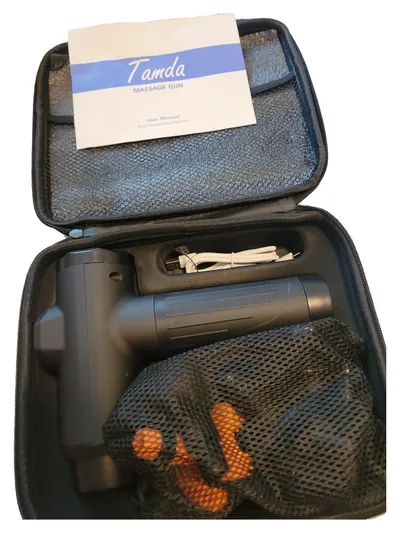 Tamda Massagepistole MS-07 20 Stufen 3000mAh Akku mit Koffer Grau