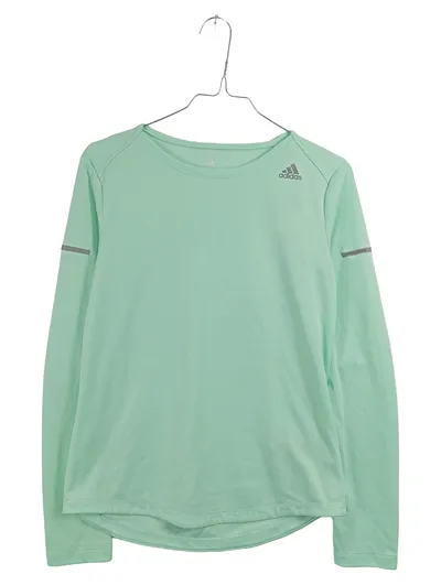 Adidas Damen Laufshirt Langarm Funktionsshirt Climalite Gr. S Mint