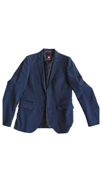 Club of Gents Herren Sakko Jacke Gr. 44/XS Business Blau