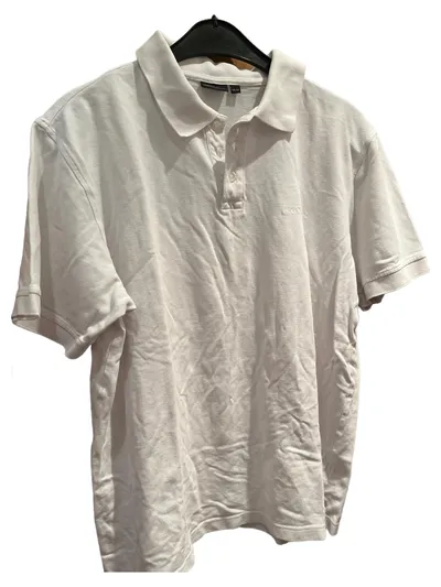 Umberto Rosetti Herren Poloshirt Gr. 48/M Weiß Casual Kurzarm