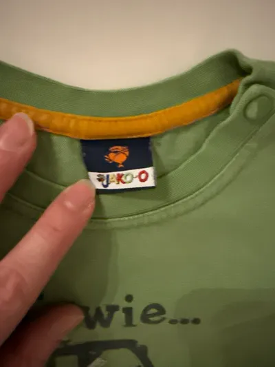 JAKO-O Langarmshirt Traktor Gr. 104/110 Jungen Grün Baumwolle