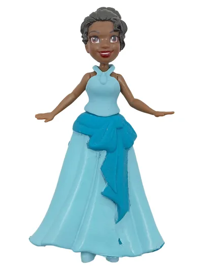Disney Prinzessin Tiana Spielfigur Fan Figur Spielzeug 10 cm Blau Kinder