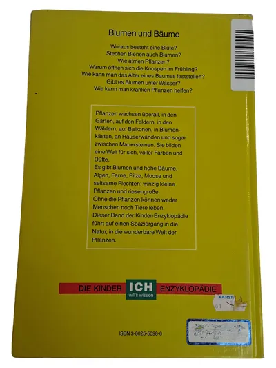 VGS ICH will's wissen Kinder Sachbuch Pflanzen Botanik Natur Hardcover Deutsch