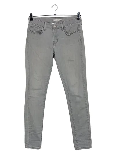 Levi's Damen Jeans Slim Fit Skinny Grau W30 L31 Stretch