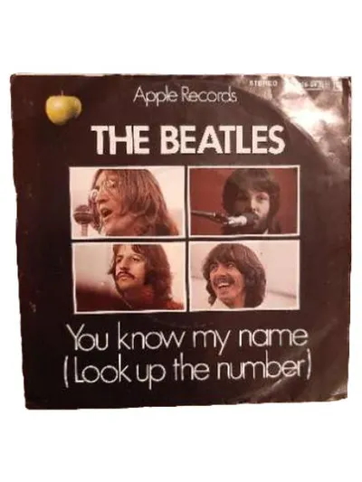 The Beatles Let It Be 7" Single Vinyl Rock Pop Apple Records