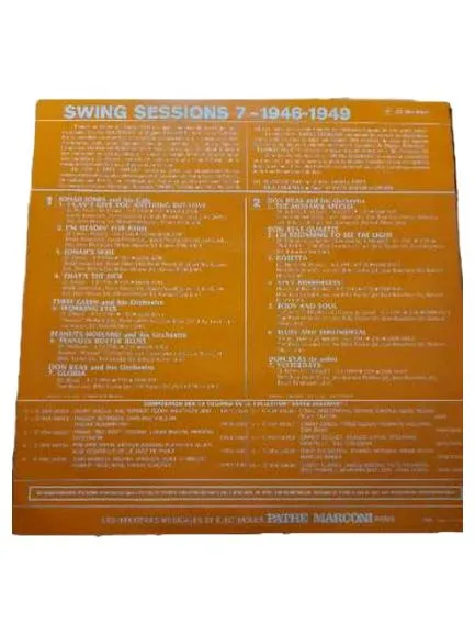 Swing Sessions 7 LP Vinyl 1946-1949 Jonah Jones Don Byas Jazz EMI Pathé 2