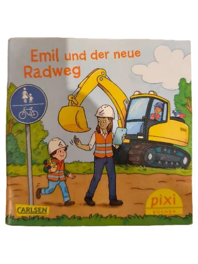 Emil und der neue Radweg Pixi Buch Carlsen Kinderbuch Baustelle