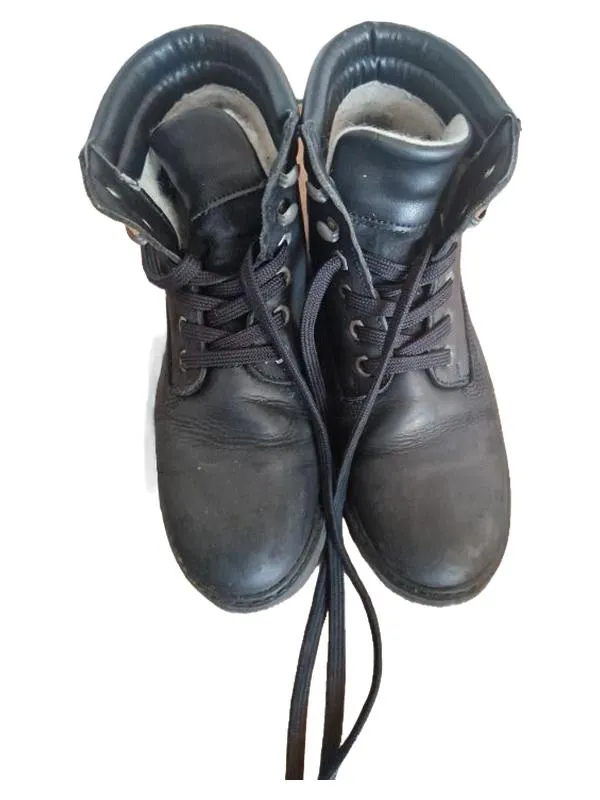 Tamaris Damen Stiefel Duo-Tex Gr. 37 Schwarz Leder Winterstiefel 6