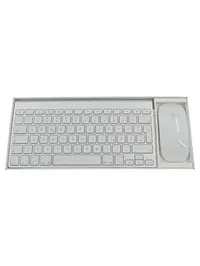 Apple Magic Mouse Wireless Bluetooth Maus Weiß + Magic Keyboard Set 1
